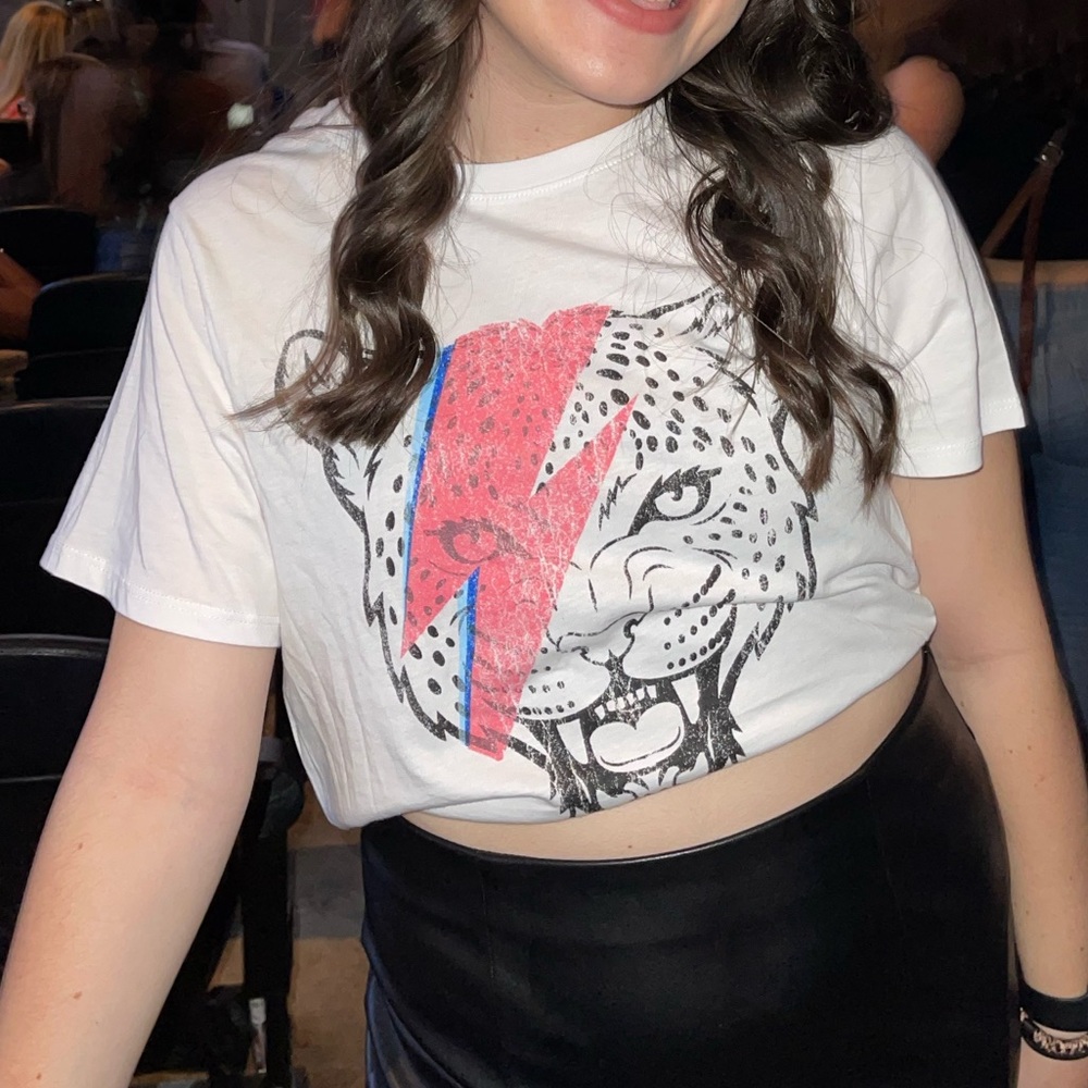 Lightning Cheetah White Tee Prince Peter